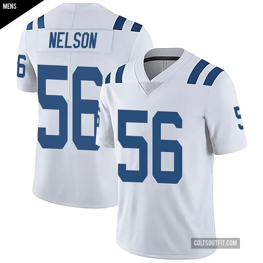 Men's Indianapolis Colts ＃56 Quenton Nelson White Limited Vapor Untouchable Jersey