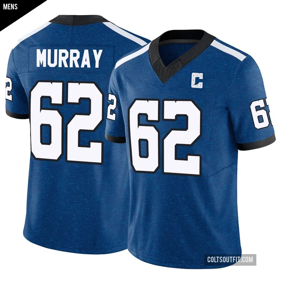 Men's Indianapolis Colts ＃62 Bill Murray Royal Limited Indiana Nights Alternate Vapor F.U.S.E. Jersey