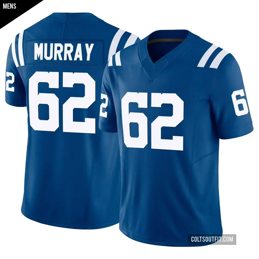 Men's Indianapolis Colts ＃62 Bill Murray Royal Limited Vapor F.U.S.E. Jersey