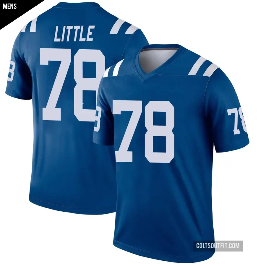 Men's Indianapolis Colts ＃78 Desmond Little Royal Legend Jersey