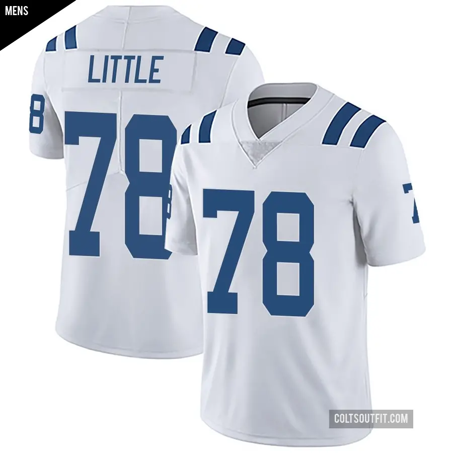 Men's Indianapolis Colts ＃78 Desmond Little White Limited Vapor Untouchable Jersey