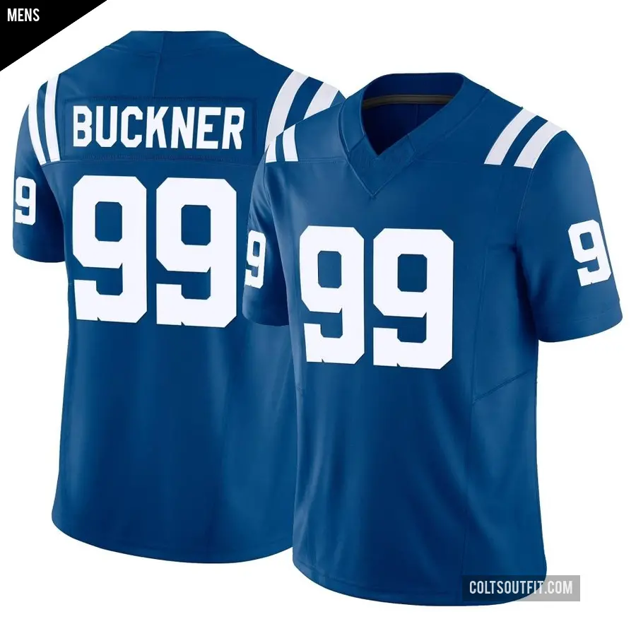 Men's Indianapolis Colts ＃99 DeForest Buckner Royal Limited Vapor F.U.S.E. Jersey