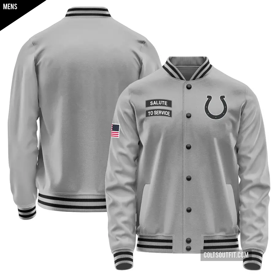 Men's Indianapolis Colts Gray Salute to Service Performance Jacket