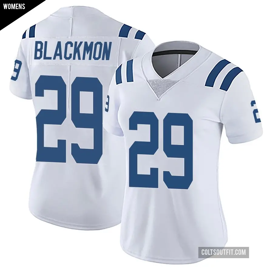 Women's Indianapolis Colts ＃29 Mekhi Blackmon White Limited Vapor Untouchable Jersey