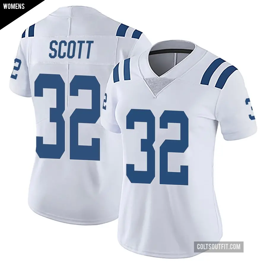 Women's Indianapolis Colts ＃32 Daniel Scott White Limited Vapor Untouchable Jersey