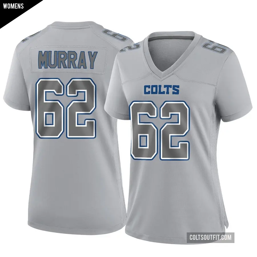Women's Indianapolis Colts ＃62 Bill Murray Gray Game Atmosphere Fashion Jersey