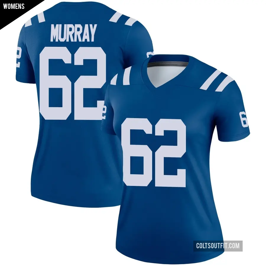 Women's Indianapolis Colts ＃62 Bill Murray Royal Legend Jersey