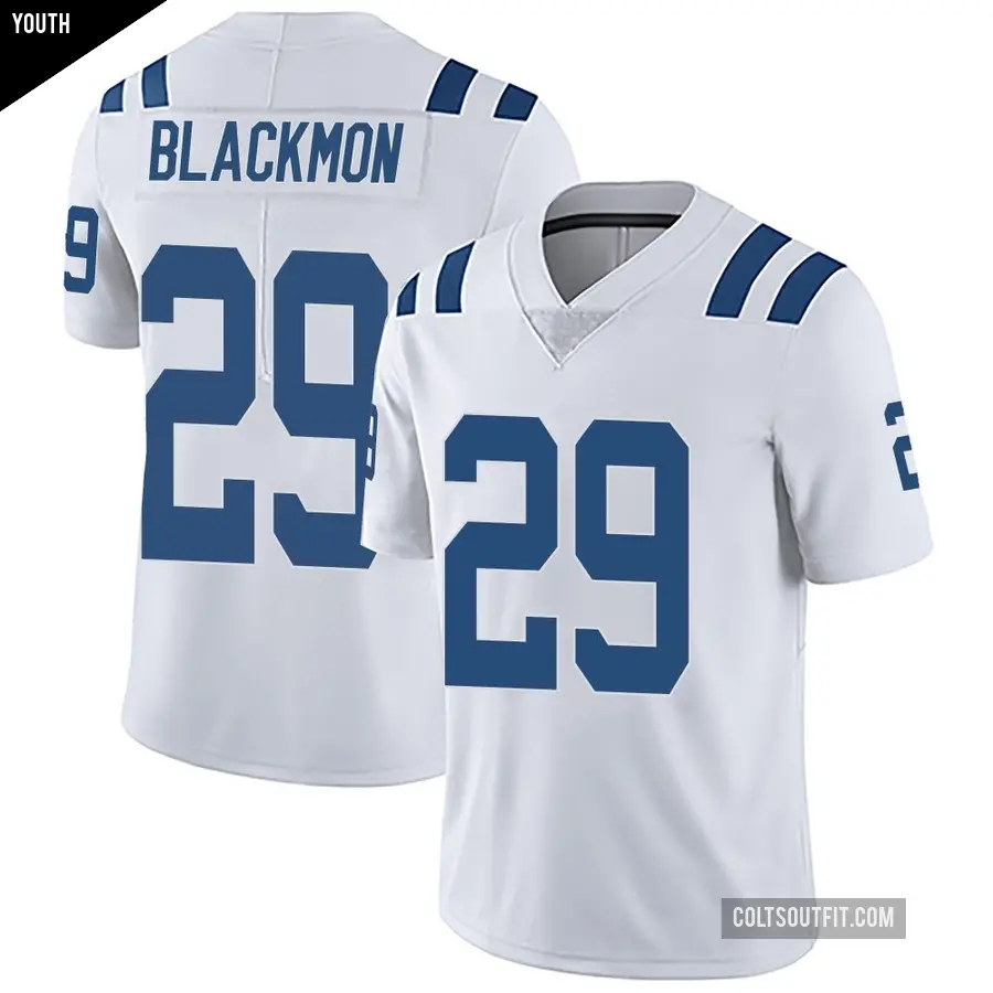Youth Indianapolis Colts ＃29 Mekhi Blackmon White Limited Vapor Untouchable Jersey