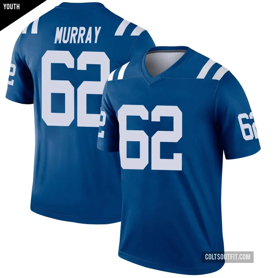Youth Indianapolis Colts ＃62 Bill Murray Royal Legend Jersey