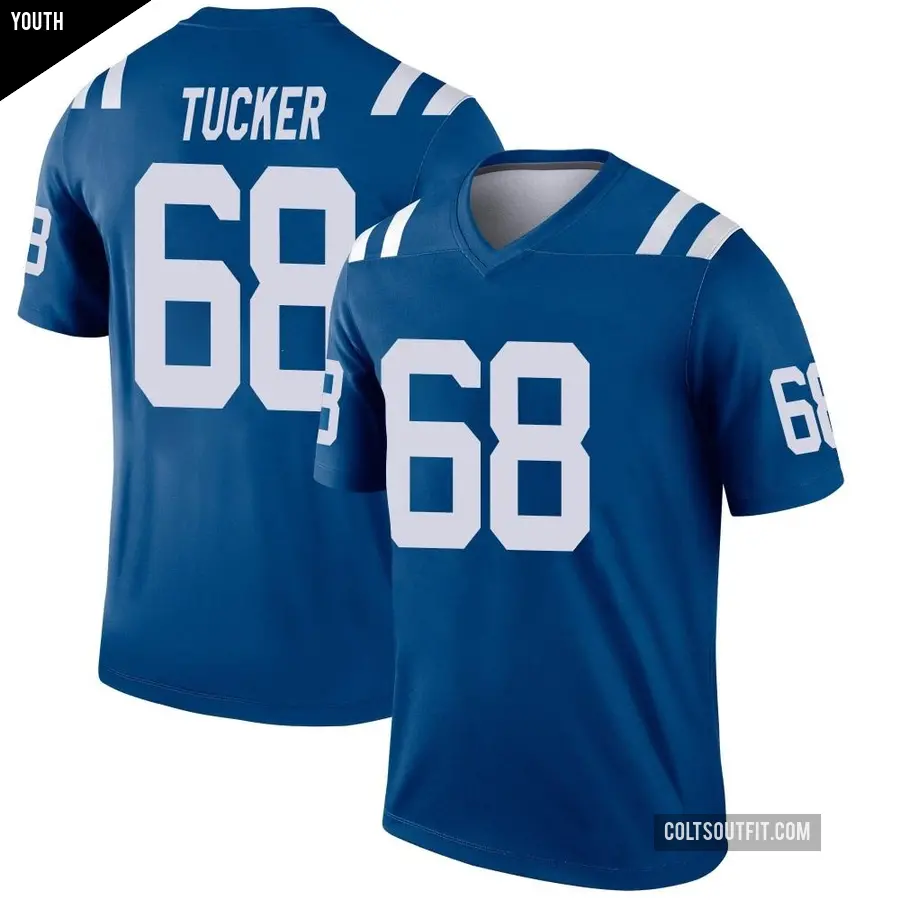 Youth Indianapolis Colts ＃68 Dalton Tucker Royal Legend Jersey