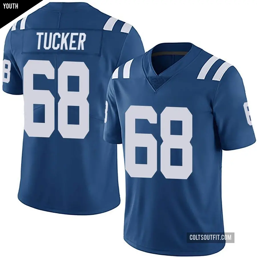 Youth Indianapolis Colts ＃68 Dalton Tucker Royal Limited Team Color Vapor Untouchable Jersey