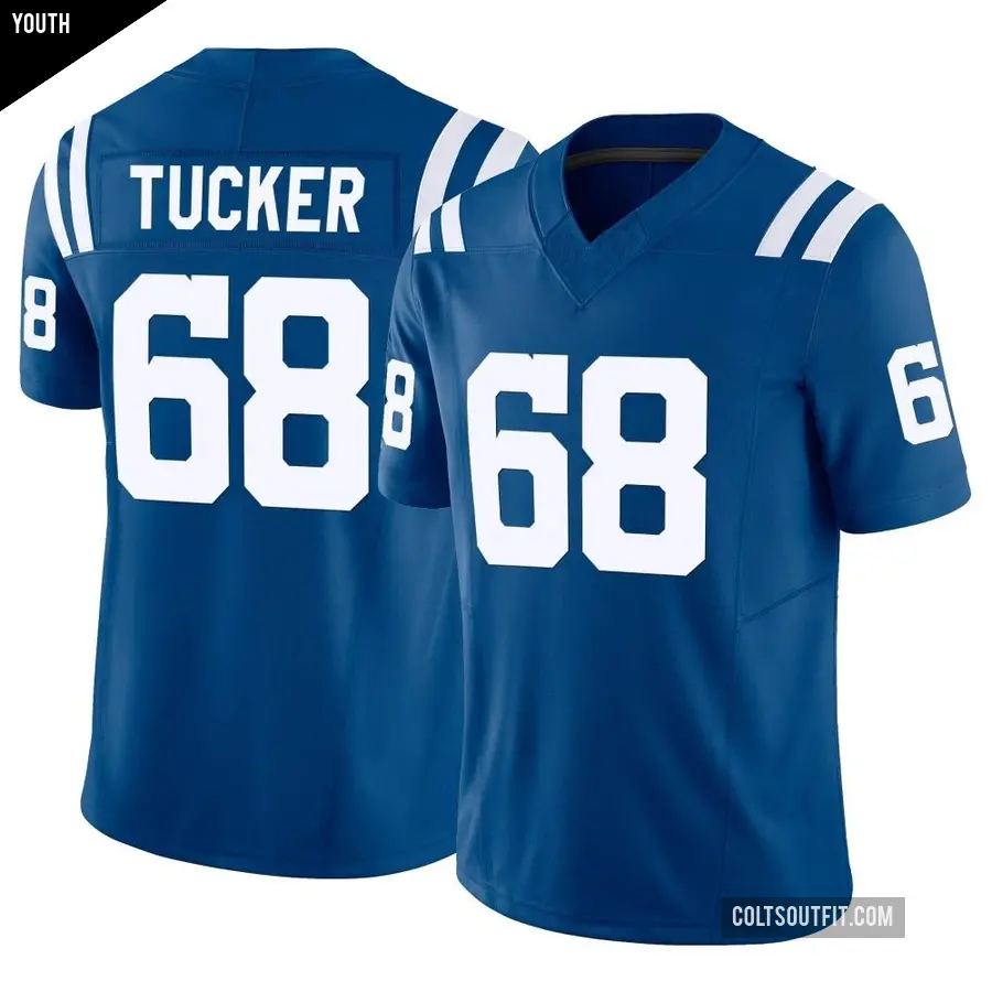 Youth Indianapolis Colts ＃68 Dalton Tucker Royal Limited Vapor F.U.S.E. Jersey