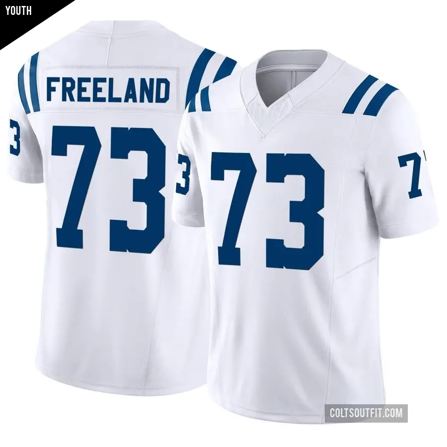 Youth Indianapolis Colts ＃73 Blake Freeland White Limited Vapor F.U.S.E. Jersey