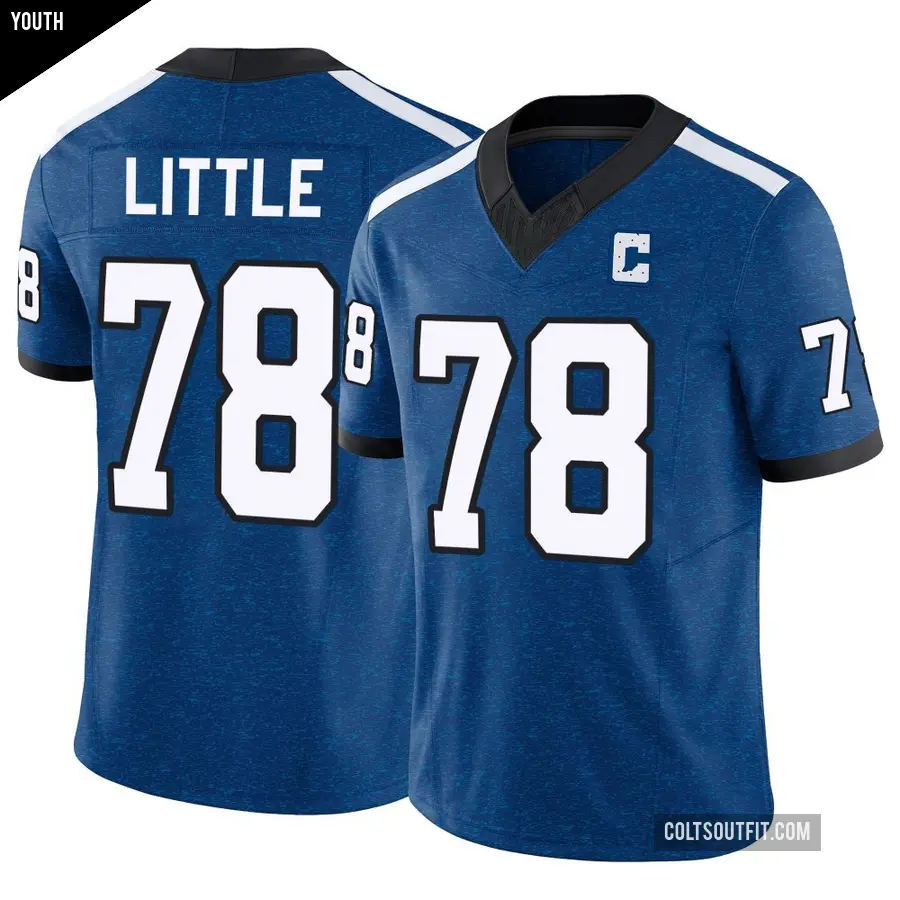 Youth Indianapolis Colts ＃78 Desmond Little Royal Limited Indiana Nights Alternate Vapor F.U.S.E. Jersey