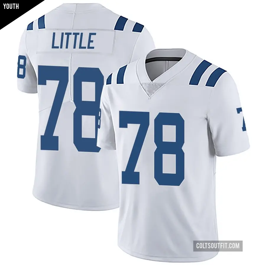 Youth Indianapolis Colts ＃78 Desmond Little White Limited Vapor Untouchable Jersey