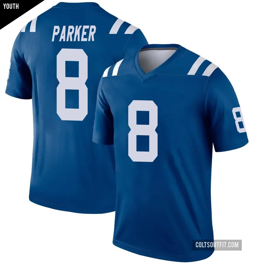 Youth Indianapolis Colts ＃8 Landon Parker Royal Legend Jersey