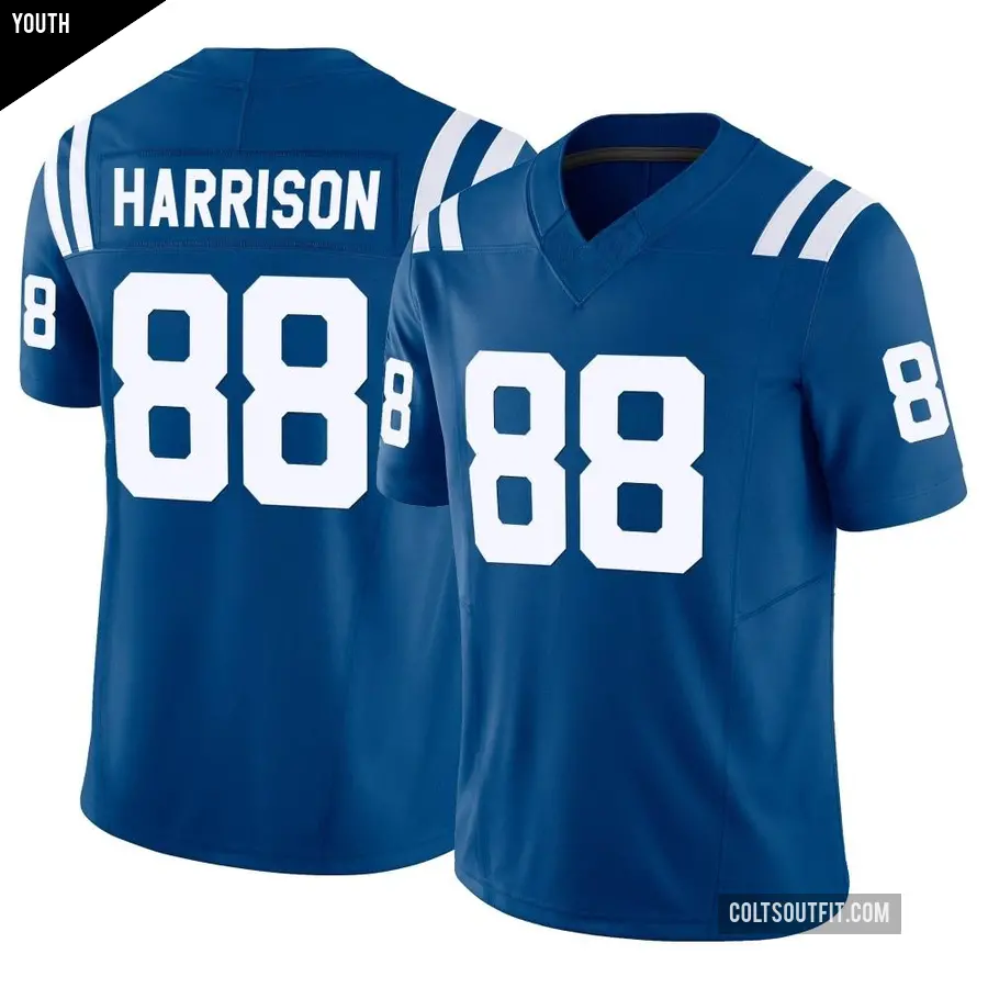 Youth Indianapolis Colts ＃88 Marvin Harrison Royal Limited Vapor F.U.S.E. Jersey