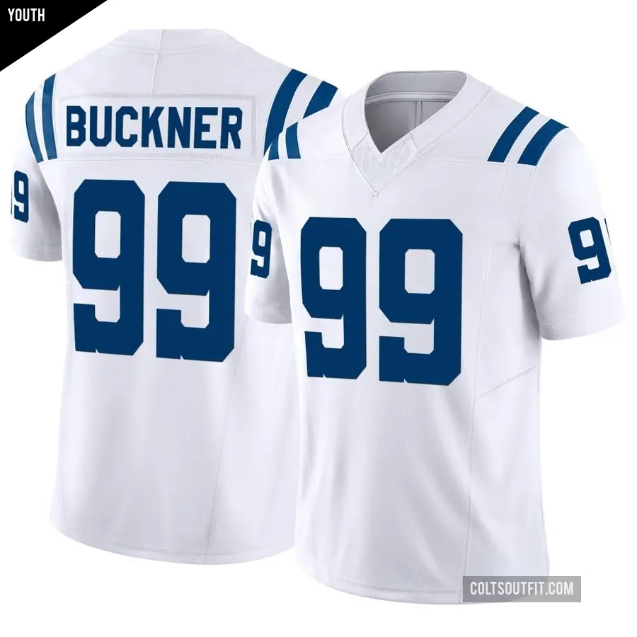Youth Indianapolis Colts ＃99 DeForest Buckner White Limited Vapor F.U.S.E. Jersey